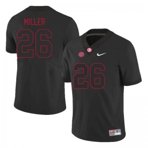 #26 Jam Miller Bama Black Men Jerseys College Football High School 489685-402