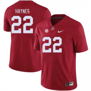 #22 Justice Haynes Crimson Crimson Men Jerseys College Football NCAA 465041-131