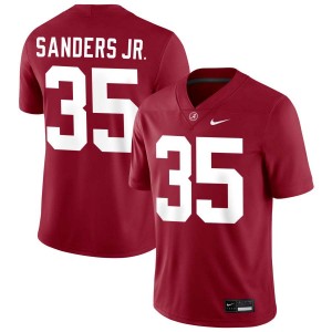 #35 Abduall Sanders Jr. Roll Tide Crimson Men's Jerseys College Football Player 239314-524