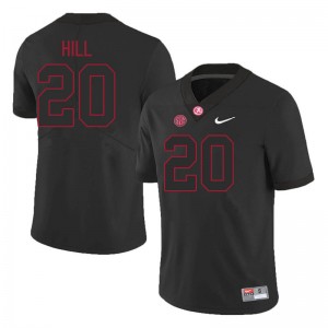 #20 Daniel Hill Alabama Blackout Mens Jersey College Football Embroidery 682378-120