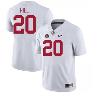 #20 Daniel Hill Crimson White Men's Jersey College Football High School 154088-198