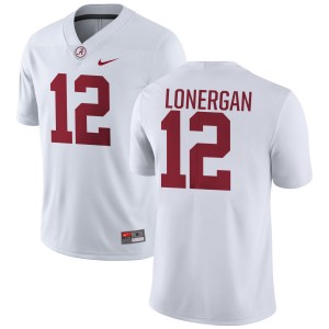#12 Dylan Lonergan Crimson White Men's Jersey College Football NCAA 621201-832