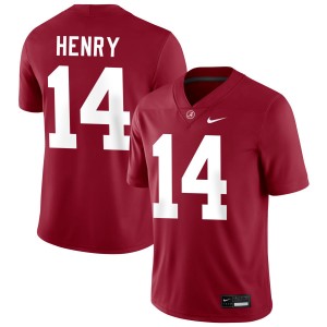 #14 Fatutoa Henry University of Alabama Crimson Men Jersey College Football Game 495967-250