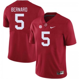 #5 Germie Bernard The Tide Crimson Men Jersey College Football Embroidery 163894-773