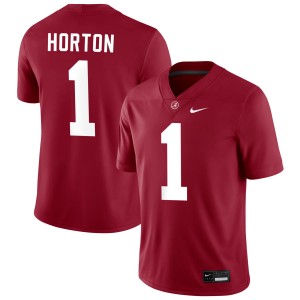 #1 Isaiah Horton Crimson Crimson Men's Jersey College Football Alumni 912763-148