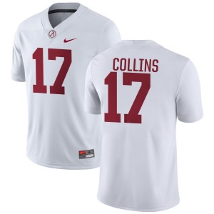 #17 Kelby Collins Crimson White Mens Jersey College Football Game 720888-729