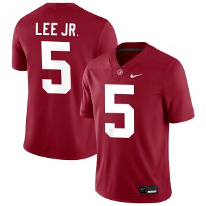 #5 Dijon Lee Jr. Alabama Crimson Men Jersey College Football Stitched 361646-962
