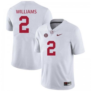 #2 Ryan Williams Bama White Mens Jerseys College Football University 873757-402