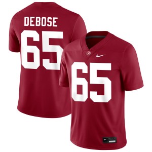 #65 Micah DeBose Crimson Crimson Men Jerseys College Football Stitched 761315-199
