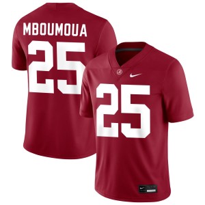 #25 Steve Bolo Mboumoua Alabama Crimson Men Jersey College Football NCAA 813208-305