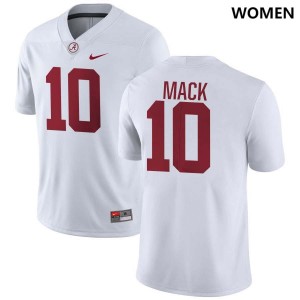 #10 Austin Mack Crimson White Women Jersey College Football Official 184841-762
