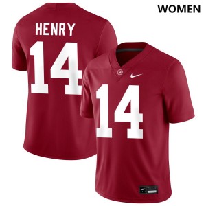 #14 Fatutoa Henry University of Alabama Crimson Womens Jerseys College Football High School 394769-881