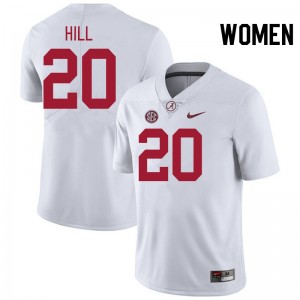 #20 Daniel Hill Crimson White Women's Jersey College Football Player 587911-557