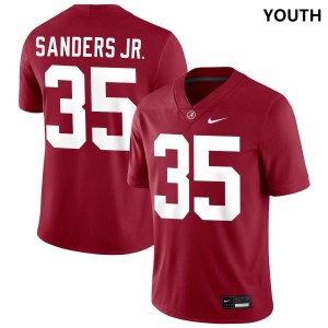 #35 Abduall Sanders Jr. Alabama Crimson Tide Crimson Youth Jersey College Football High School 910590-619