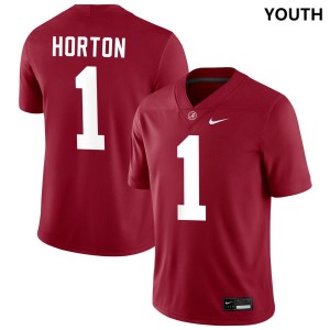 #1 Isaiah Horton University of Alabama Crimson Youth Jerseys College Football Alumni 254874-534