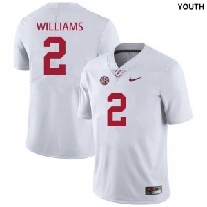 #2 Ryan Williams Bama White Youth Jersey College Football Player 994005-369
