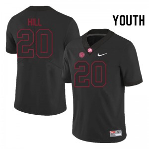 #20 Daniel Hill The Tide Blackout Youth Jerseys College Football Game 699321-304