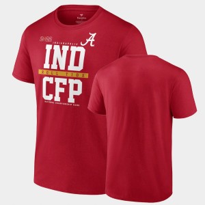 Alabama Crimson Tide Crimson Men T-Shirt College Football 2022 National Championship Playoff 221739-314