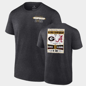 Alabama Crimson Men T-Shirt College Football 2022 National Championship Georgia Bulldogs CFP Matchup 295162-474