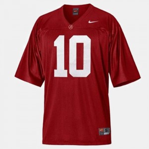 #10 A.J. McCarron Alabama Crimson Tide Red Youth Jersey College Football Limited 484015-448