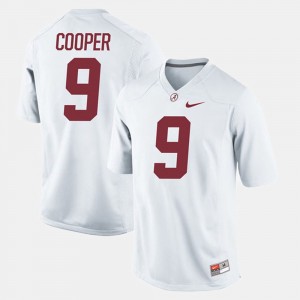 #9 Amari Cooper Bama White Youth Jerseys Alumni Football Game Game 586775-837