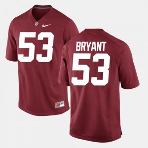 #53 Bear Bryant The Tide Crimson Men's Jersey Alumni Football Game Limited 125593-921