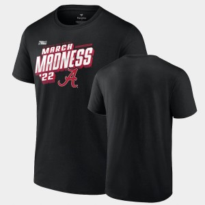 Alabama Crimson Tide Black Men T-Shirt College Basketball 2022 NCAA March Madness Basketball Tournament 292729-571