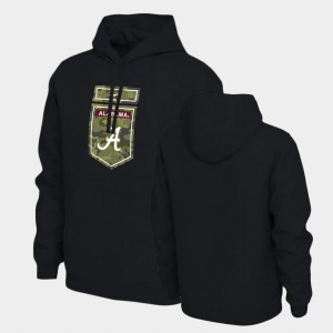 Alabama Black Camo Mens Hoodie Veterans Player 987925-644
