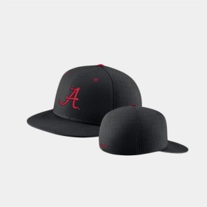 Roll Tide Black Mens Caps True Performance Fitted Hat 281497-301