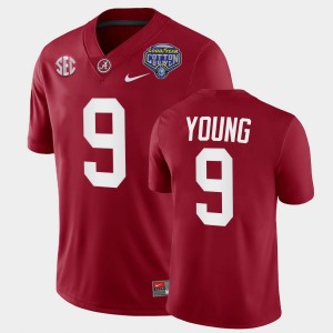 #9 Bryce Young Bama Crimson Men Jersey 2021 Cotton Bowl College Football Playoff 910333-800