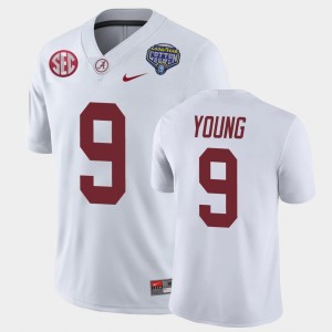 #9 Bryce Young The Tide White Men's Jersey 2021 Cotton Bowl Game 205540-444