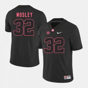 #32 C.J. Mosley Bama Black Men's Jerseys Silhouette College Game 888239-689