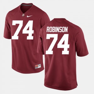 #74 Cam Robinson Bama Crimson Men's Jersey Alumni Football Game Game 413506-921