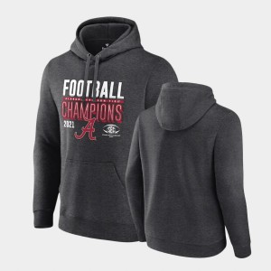 Alabama Crimson Tide Charcoal Men Hoodie College Football 2021 SEC Football Conference Champions Locker Room 519209-558