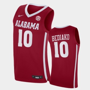 #10 Charles Bediako Crimson Red Men's Jersey College Basketball University 739805-361