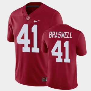 #41 Chris Braswell Crimson Crimson Mens Jerseys Game Limited 965619-415