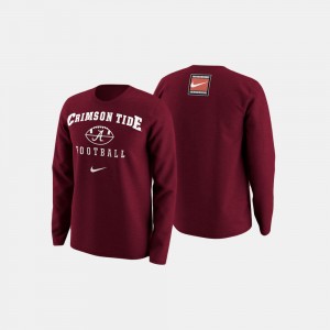 University of Alabama Crimson Men Sweater College Football Retro Pack High School 582693-195