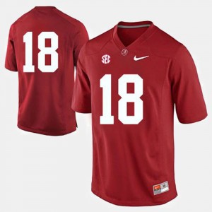 #18 Cooper Bateman The Tide Red Men Jersey College Football Limited 363841-744