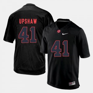 #41 Courtney Upshaw Alabama Black Mens Jerseys College Football 2025 400235-704