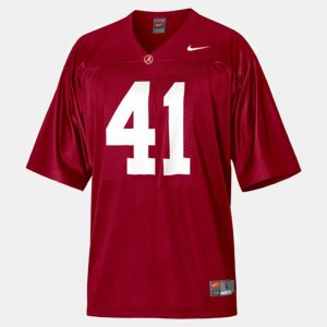 #41 Courtney Upshaw University of Alabama Red Mens Jerseys College Football Alumni 952433-375