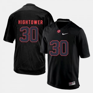 #30 Dont'a Hightower Alabama Crimson Tide Black Men Jersey Silhouette College High School 168241-872