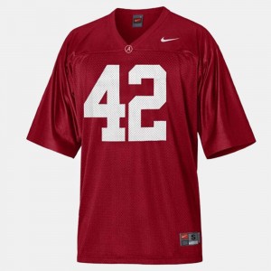 #42 Eddie Lacy Alabama Crimson Tide Red Men Jerseys College Football Limited 993099-331