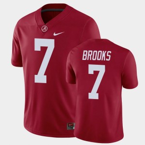 #7 Ja'Corey Brooks Alabama Crimson Tide Crimson Mens Jersey Game NCAA 102511-757