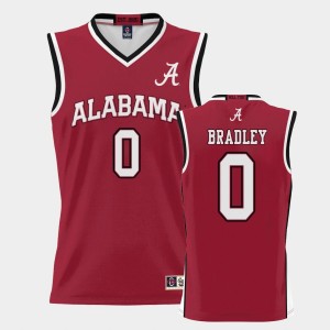 #0 Jaden Bradley University of Alabama Crimson Men's Jersey College Basketball ProSphere 953964-176