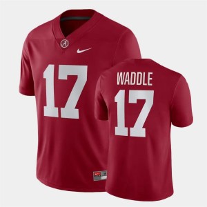 #17 Jaylen Waddle Crimson Crimson Men Jerseys Game Player 778500-567