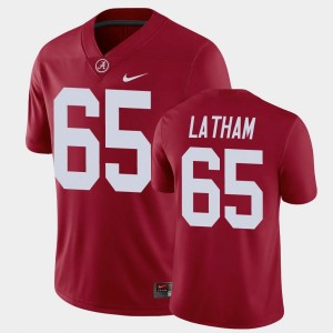 #65 JC Latham Bama Crimson Mens Jersey Game 2025 273574-946