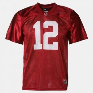 #12 Joe Namath Roll Tide Red Youth Jersey College Football High School 695931-978