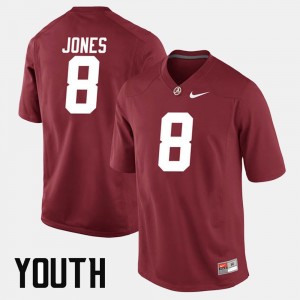 #8 Julio Jones Alabama Crimson Tide Crimson Youth Jersey Alumni Football Game High School 587338-603