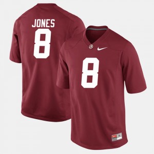 #8 Julio Jones Roll Tide Crimson Mens Jerseys Alumni Football Game Replica 355528-292