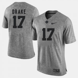 #17 Kenyan Drake Bama Gray Men's Jersey Gridiron Gray Limited Gridiron Limited 703226-578